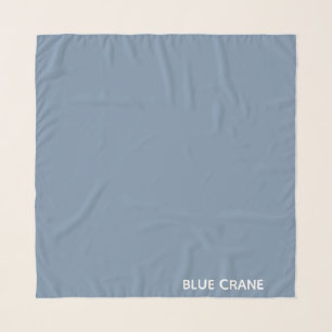 Blue Crane blue color name Scarf