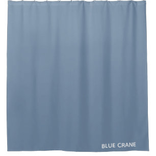 Blue Crane blue color name Shower Curtain