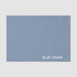 Blue Crane blue color name Tissue Paper