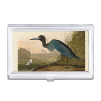 Blue Crane Heron Audubon Print Coastal Art