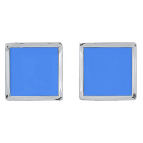  Blue Crayola solid color   Cufflinks