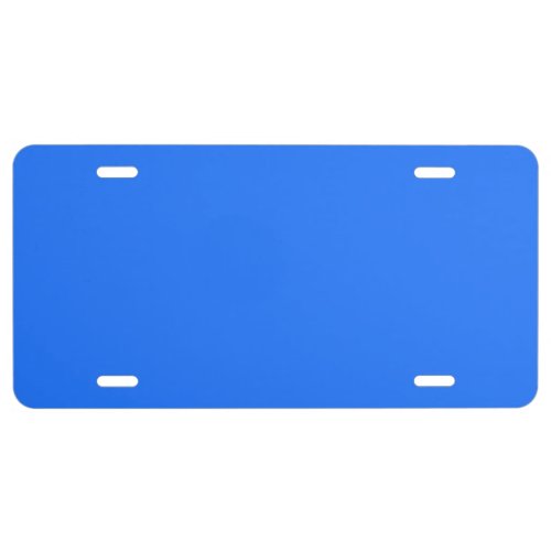  Blue Crayola solid color   License Plate