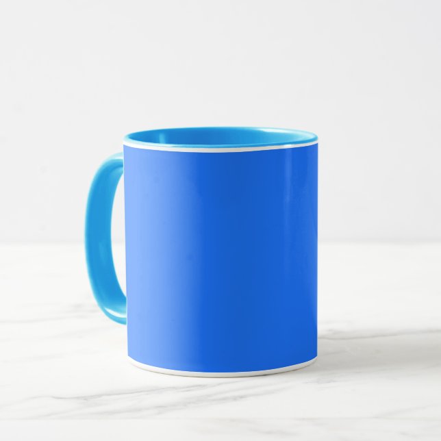  Blue (Crayola) (solid color)   Mug (Front Left)