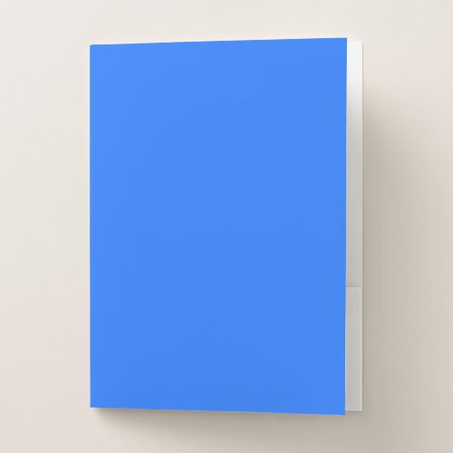 Blue Crayola solid color   Pocket Folder