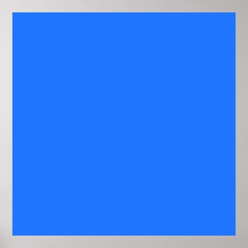  Blue Crayola solid color   Poster