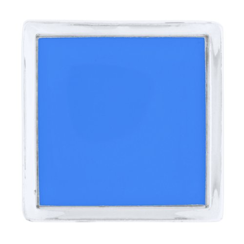  Blue Crayola solid color   Silver Finish Lapel Pin