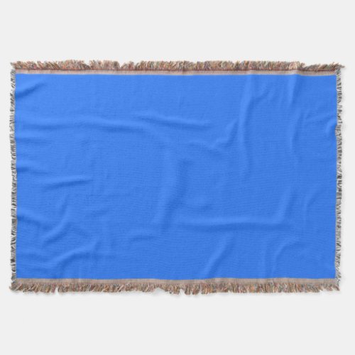  Blue Crayola solid color   Throw Blanket