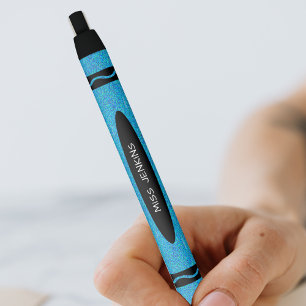 Blue Crayon Teacher Pen