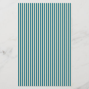 Blue & Cream Vertical Stripe Soap Wrap Paper