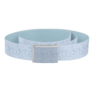 Blue Crinkle Texture Belt