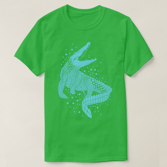 Blue Crocodile T-Shirt (Design Front)