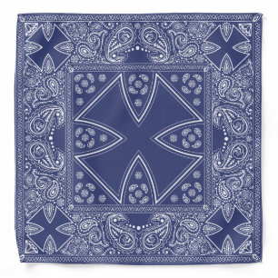 Blue Cross Bandana