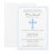 Blue Cross Baptism Christening Ceremony Baby Boy