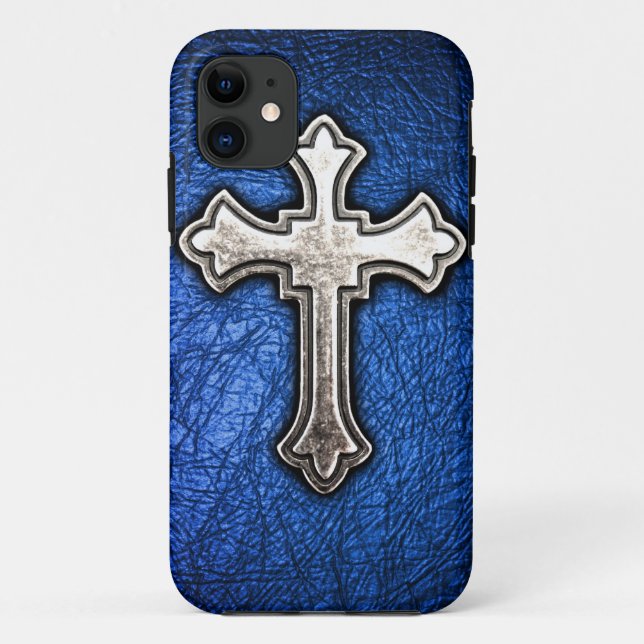 Blue Cross Case-Mate iPhone Case (Back)