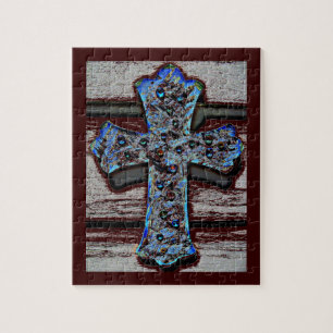 Blue Cross Photo Puzzle with Gift box