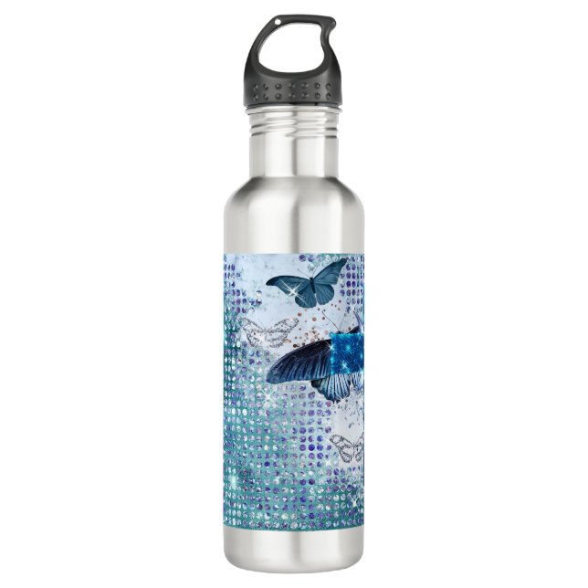 Blue Cross Tumbler  Stainless Steel Water Bottle (Front)