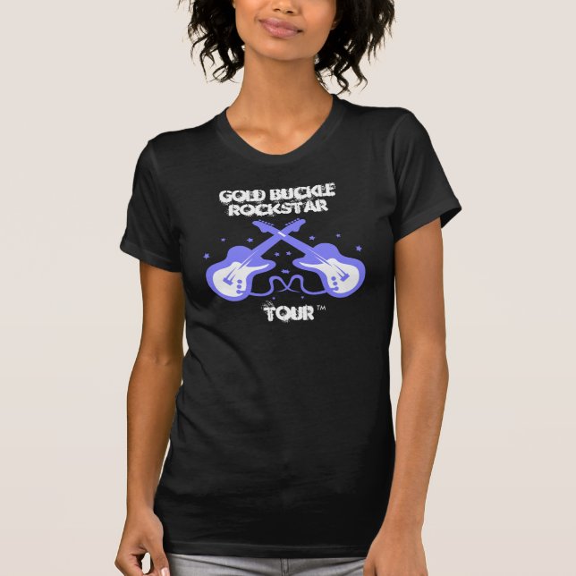 Blue Crossed Guitars T-Shirt (Front)