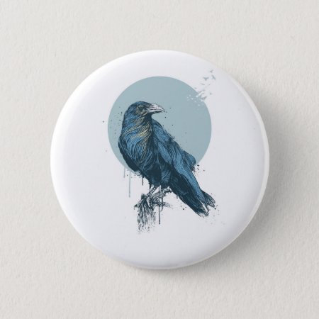 Blue Crow Free Button