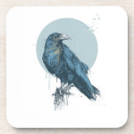 Blue Crow Hard Plastic Coaster at Zazzle