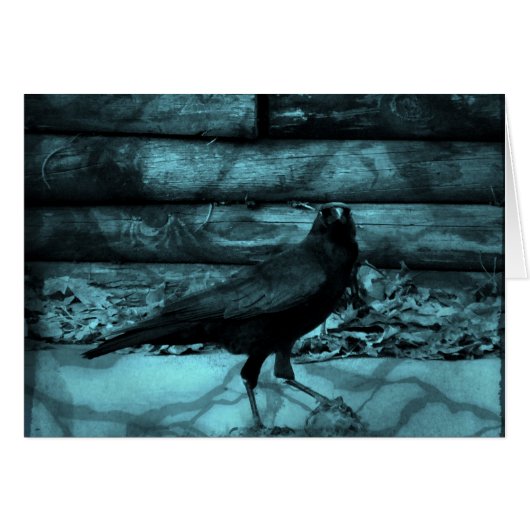 Blue Crow Shadows Cards (Front Horizontal)