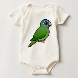 Birdorable Blue-crowned Conure Infant Organic Creeper