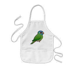 Birdorable Blue-crowned Conure Kid's Apron