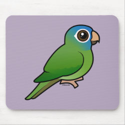 Birdorable Blue-crowned Conure Mousepad