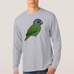 Birdorable Blue-crowned Conure Men's Basic Long Sleeve T-Shirt