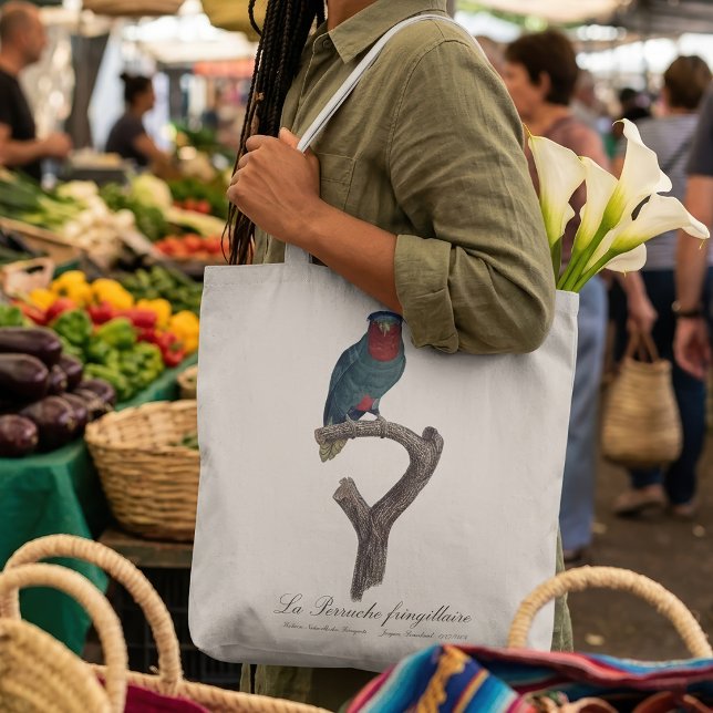 Blue-Crowned Lorikeet, Vini Australis Tote Bag (Blue-Crowned Lorikeet, Vini Australis. Tote Bag )