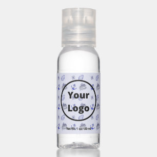 Blue cruise ship business pattern hand sanitizer