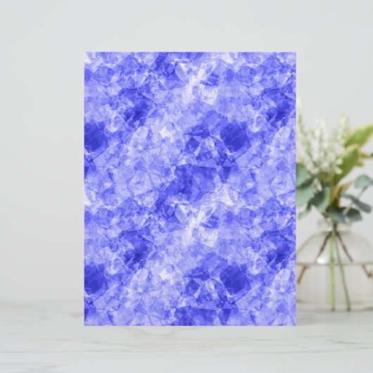 Blue Crumpled Texture (Standing Front)