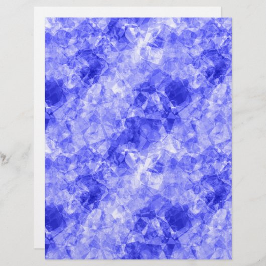 Blue Crumpled Texture (Front/Back)