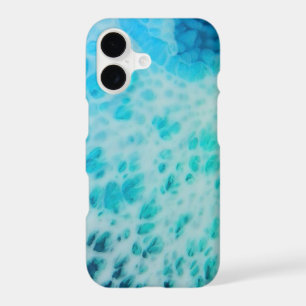 Blue Crush - Abstract Coastal Artwork iPhone 17 Case