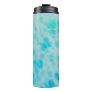 Blue Crush - Abstract Coastal Artwork  Thermal Tumbler