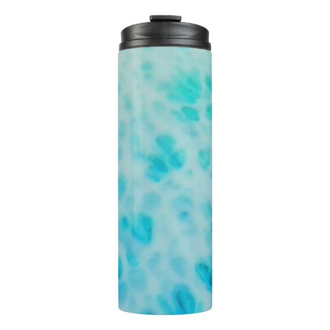 Blue Crush - Abstract Coastal Artwork  Thermal Tumbler (Front)