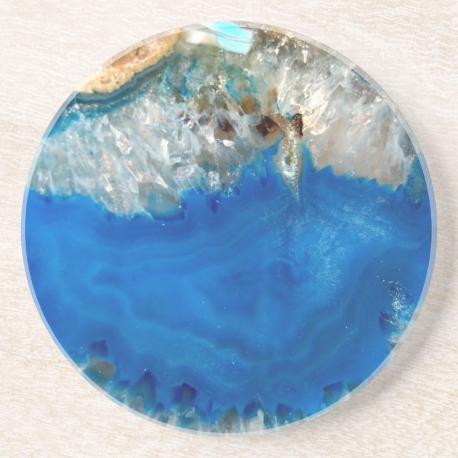 blue crystal coaster (Front)