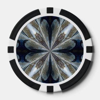 Blue Crystal ~ Poker Chip Set by Andy2302 at Zazzle