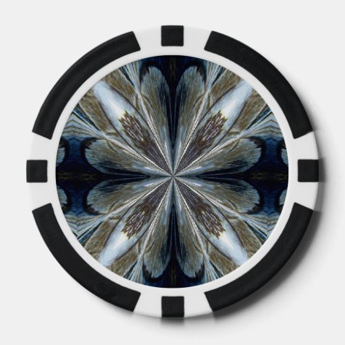 Blue Crystal  Poker chip set