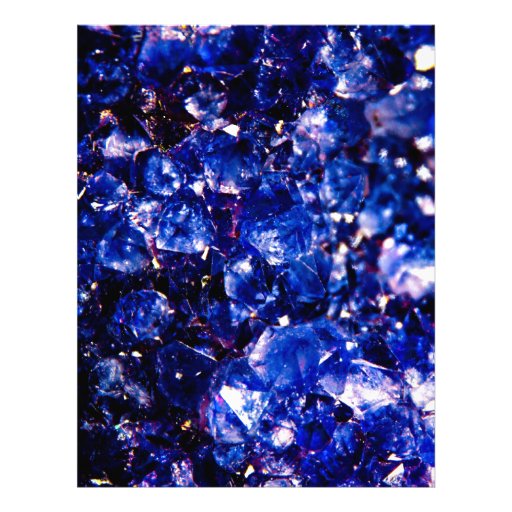 Blue Crystal Stone Letterhead Design | Zazzle