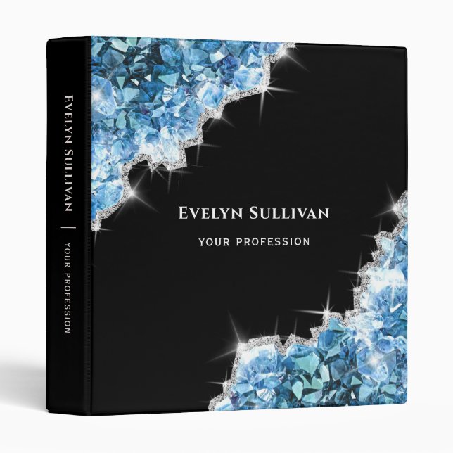 Blue crystals binder (Front/Spine)
