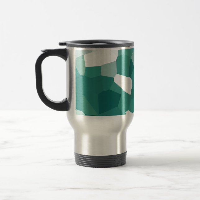 Blue Crystals Travel Mug (Left)