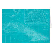 Blue Cuba Map (Front Horizontal)