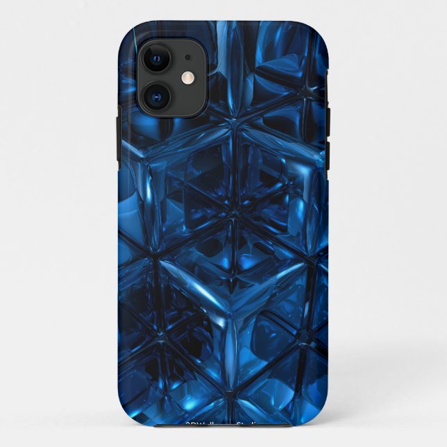 Blue cubes Case-Mate Case (Back)