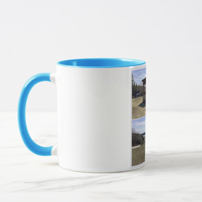 blue cup, the germans mug (Left)