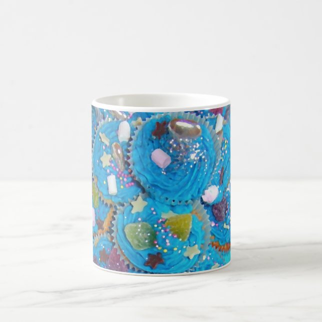 Blue Cupcakes mug (Center)