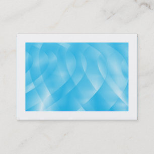 Blue Curves(Bordered) Business Card
