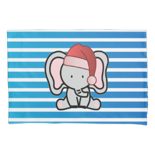 Blue Custom Baby Boy Name First Christmas 2022 Pillow Case