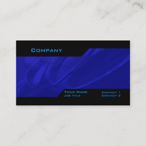 Blue Custom Business Card