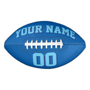 BLUE Custom Football