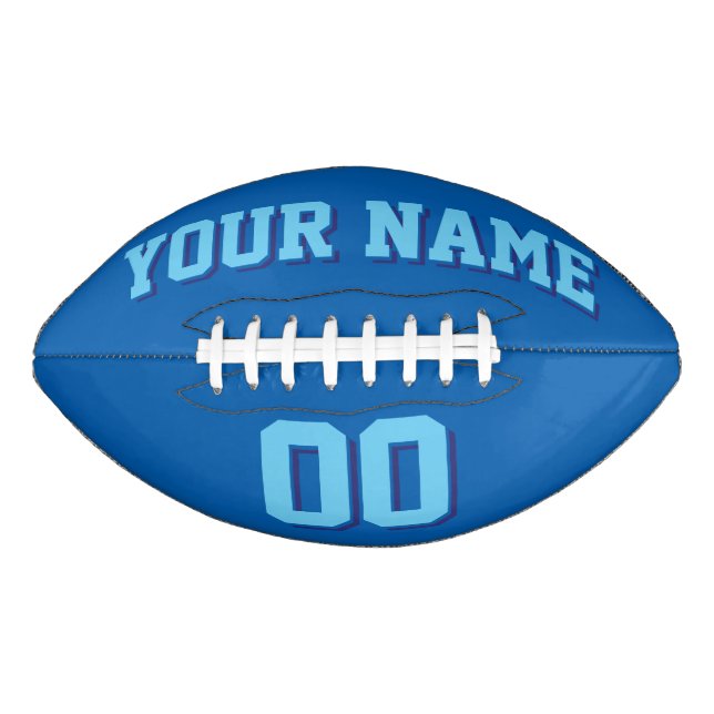 BLUE Custom Football (Front)